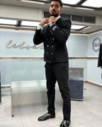 Dolce & Gabbana - Men's Black Double-Breasted Suit