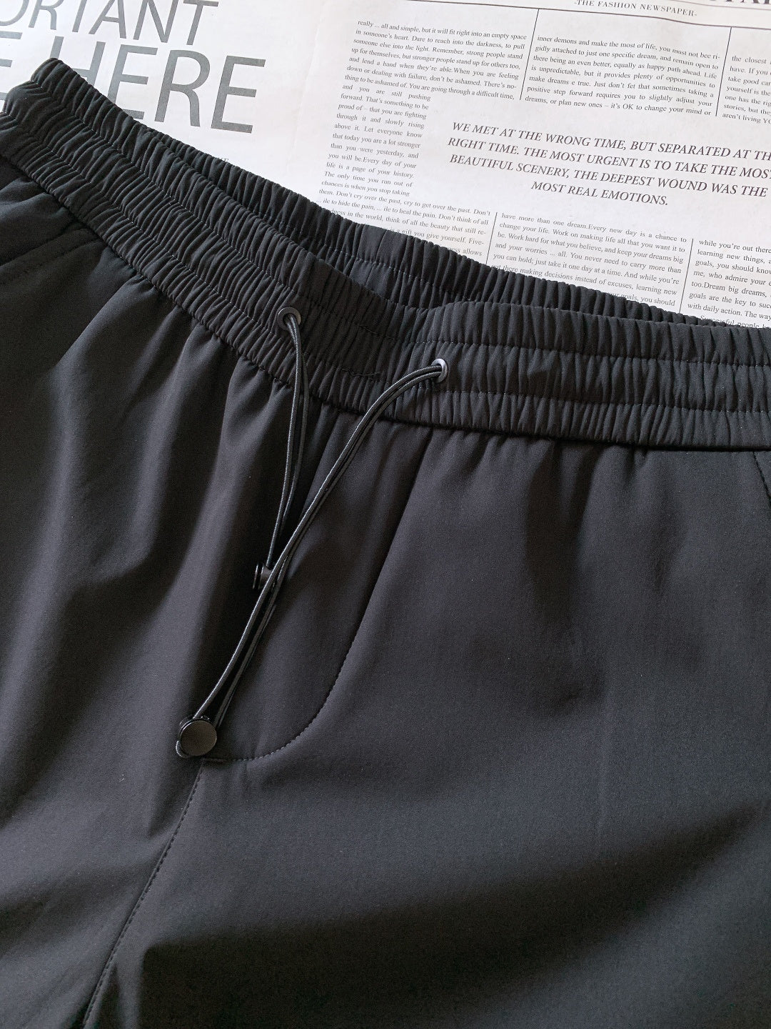Prada - Drawstring Cargo Pants - Black