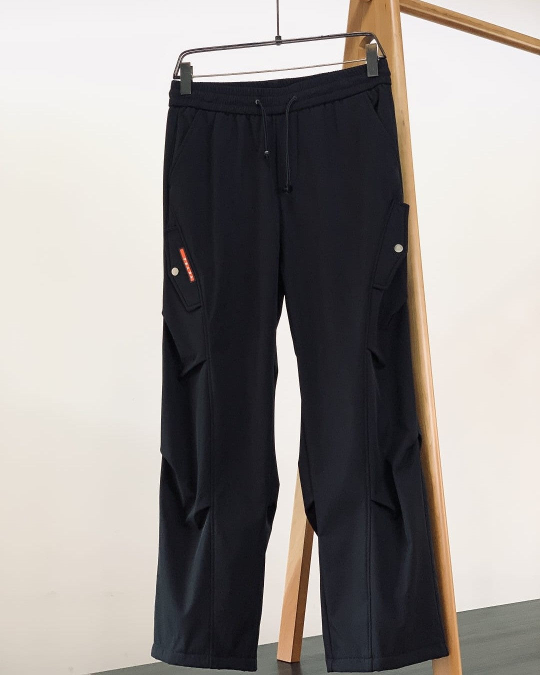 Prada - Drawstring Cargo Pants - Black