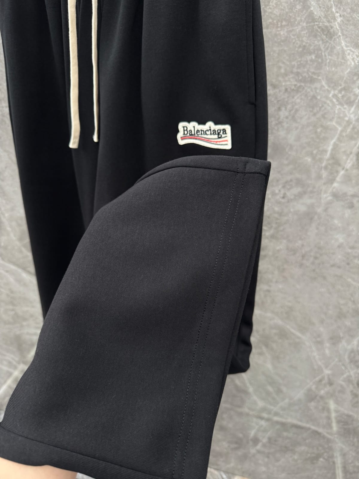 Balenciaga - Black Cotton Sweatpants