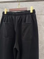 Balenciaga - Black Cotton Sweatpants