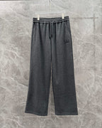 Loro Piana - Wide-Leg Sweatpants - Dark Grey