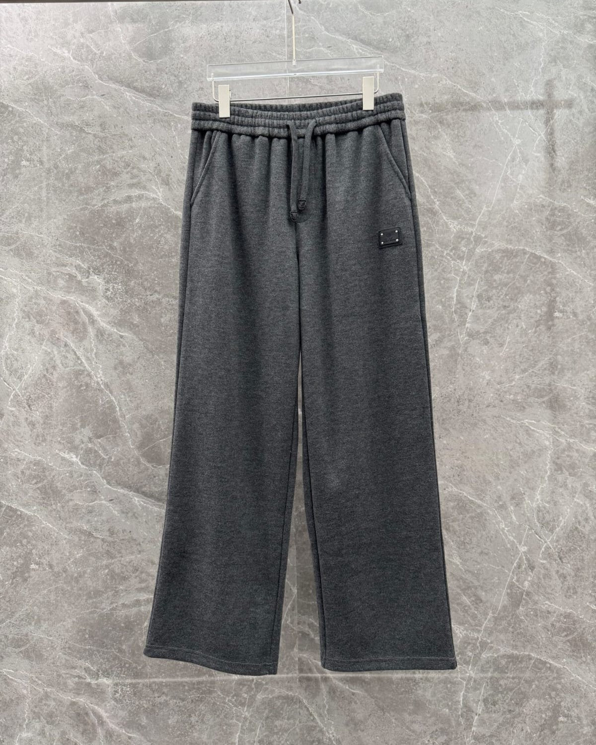 Loro Piana - Wide-Leg Sweatpants - Dark Grey