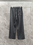 Loro Piana - Wide-Leg Sweatpants - Dark Grey