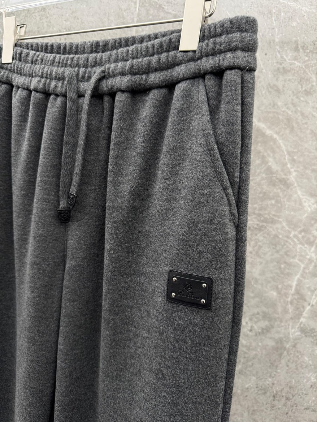 Loro Piana - Wide-Leg Sweatpants - Dark Grey