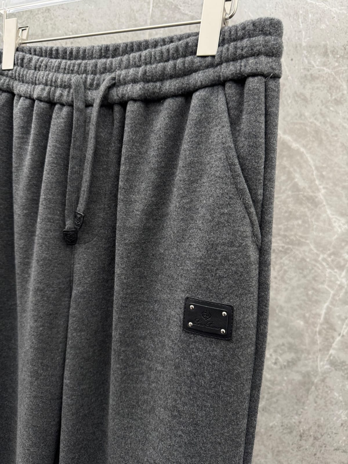 Loro Piana - Wide-Leg Sweatpants - Dark Grey