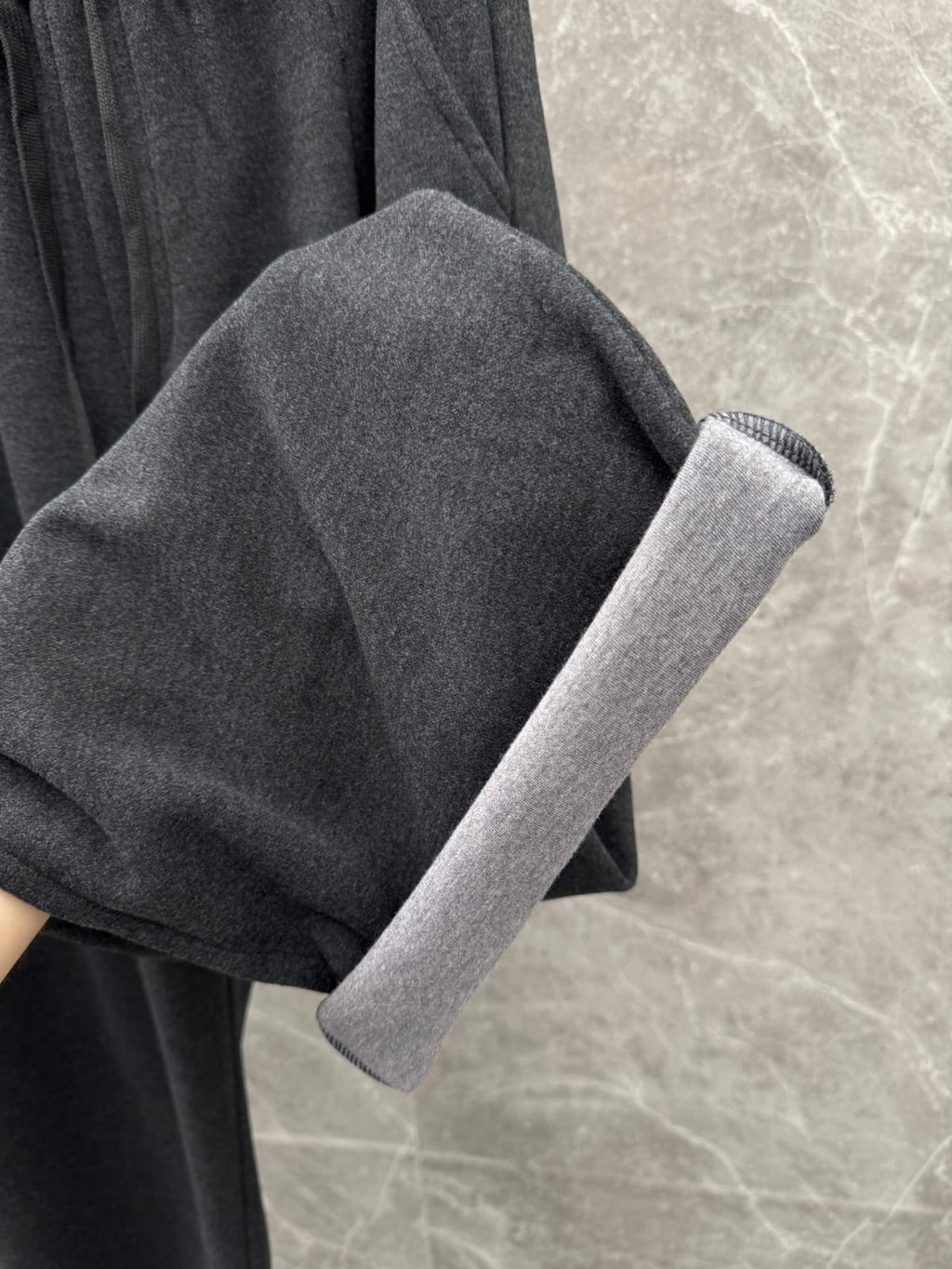 Loro Piana - Wide-Leg Sweatpants - Dark Grey