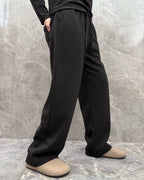 Loro Piana - Wide-Leg Sweatpants - Black