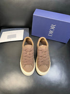 Dior - B33 Sneaker in Brown Dior Oblique Embossed Suede