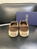Dior - B33 Sneaker in Brown Dior Oblique Embossed Suede