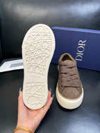 Dior - B33 Sneaker in Brown Dior Oblique Embossed Suede