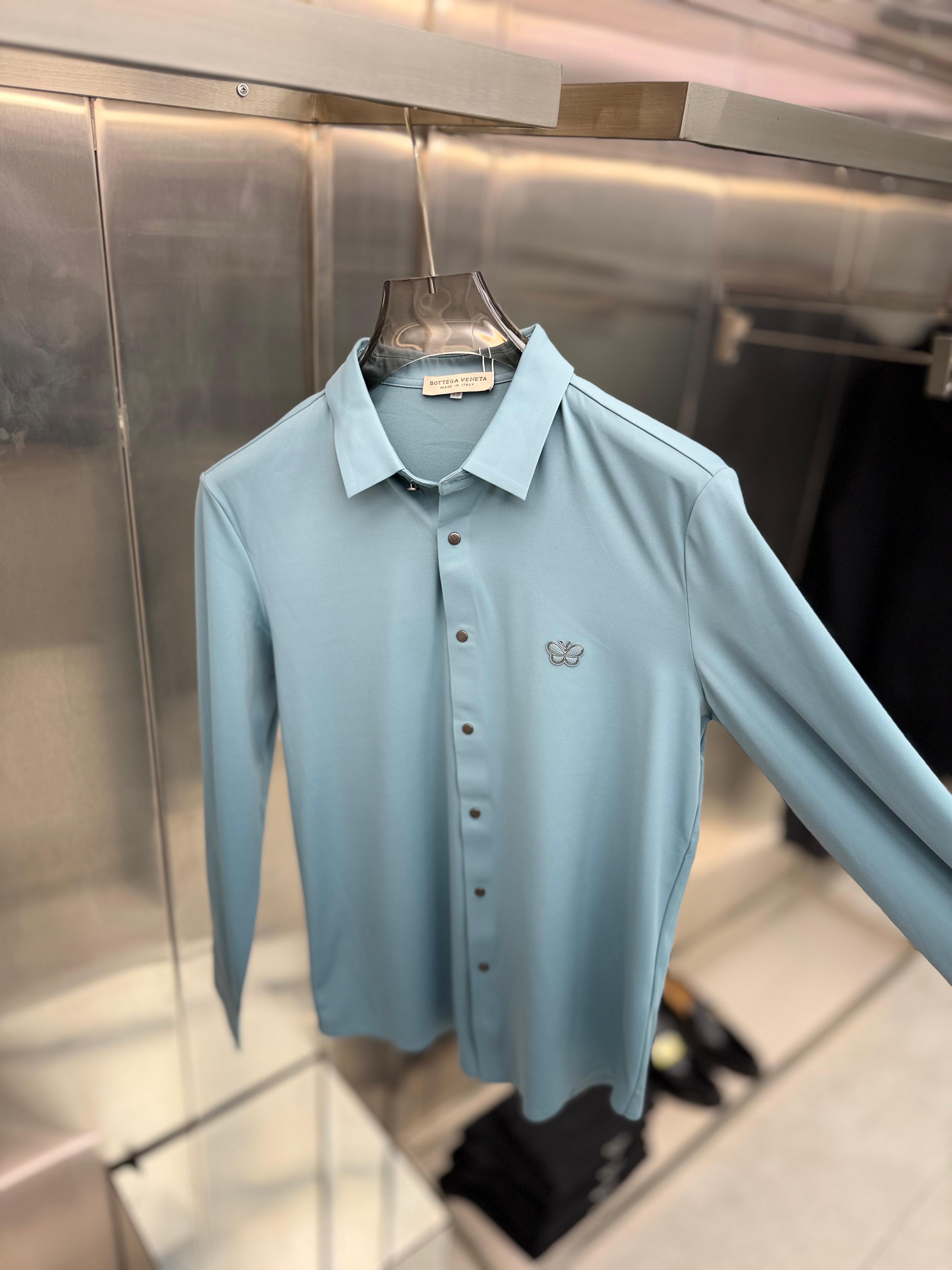 Bottega Veneta - Baby Blue Classic Shirt