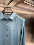 Bottega Veneta - Baby Blue Classic Shirt