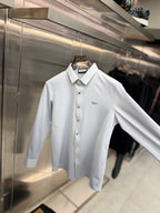Gucci - Men's Light Blue Button-Up Shirt