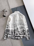 Prada - Gradient Tie-Dye Cotton Shirt