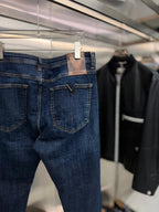 Valentino - Vintage Wash Five-Pocket Denim Jeans — Classic Blue