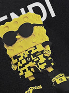 Fendi - SpongeBob SquarePants Graphic Black T-Shirt