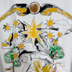 Givenchy - Men's White Classical Myth Back-Graphic T-Shirt