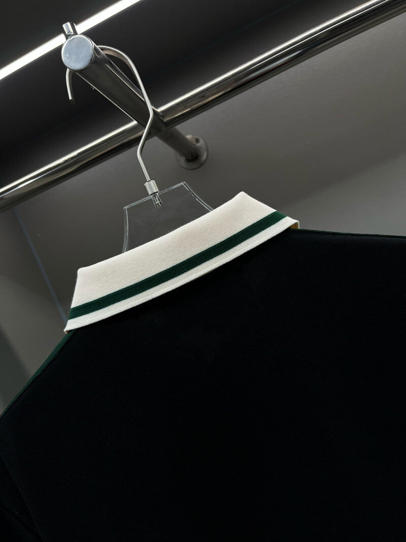 Gucci - Black Cotton Polo T-Shirt