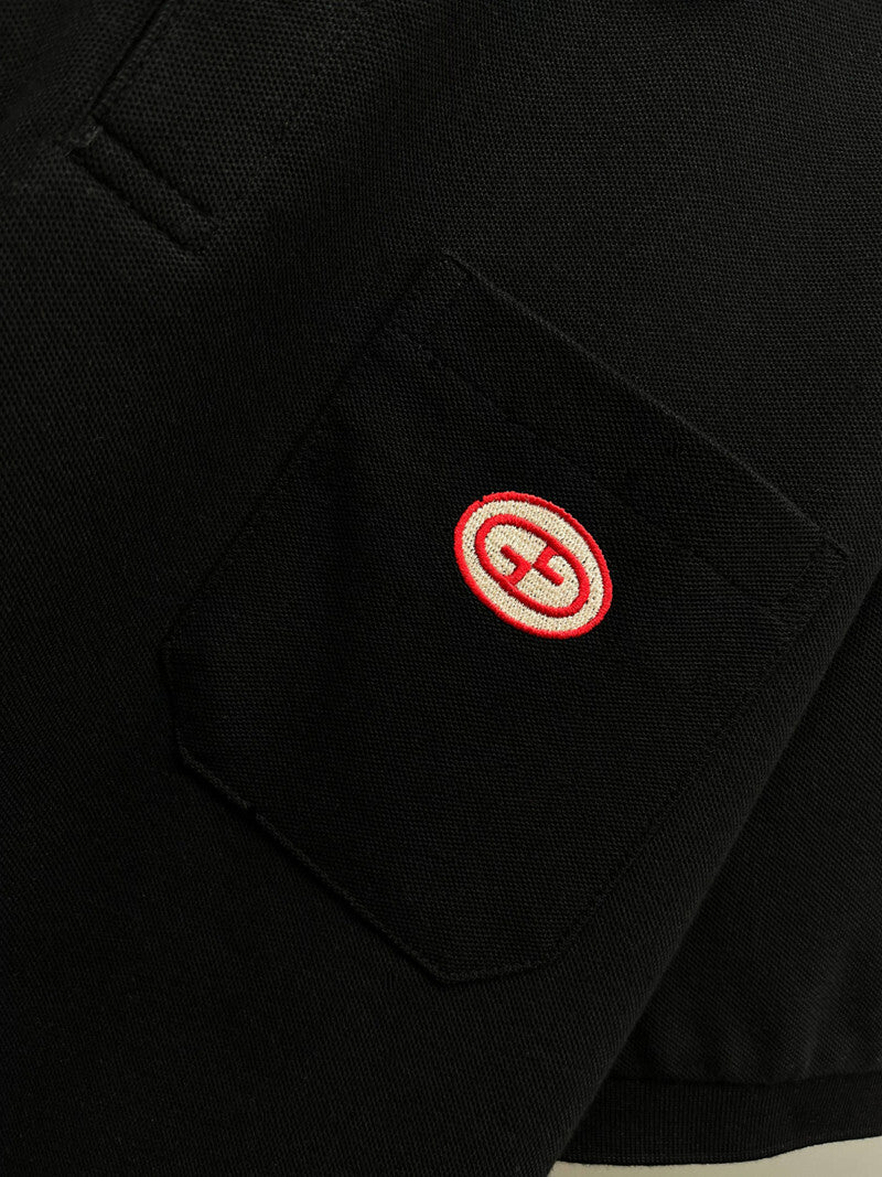Gucci - Black Cotton Polo T-Shirt