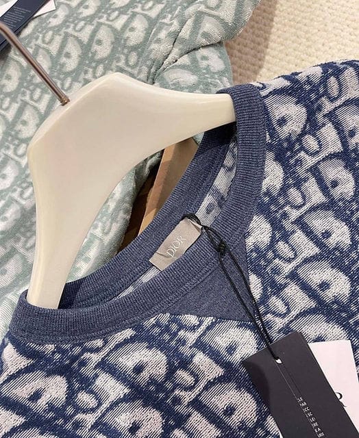 Dior - Oblique Jacquard Short-Sleeve T-Shirt