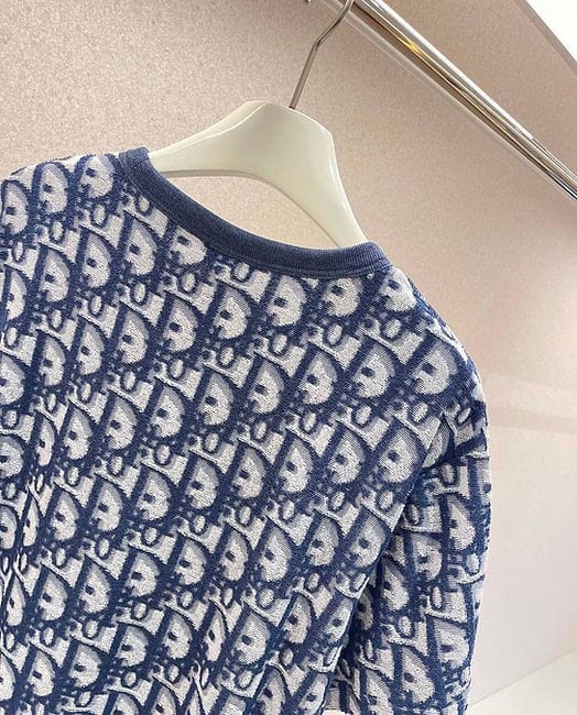 Dior - Oblique Jacquard Short-Sleeve T-Shirt