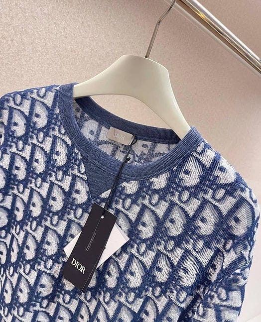 Dior - Oblique Jacquard Short-Sleeve T-Shirt