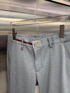 Gucci - Men's Light Gray Tailored Trousers