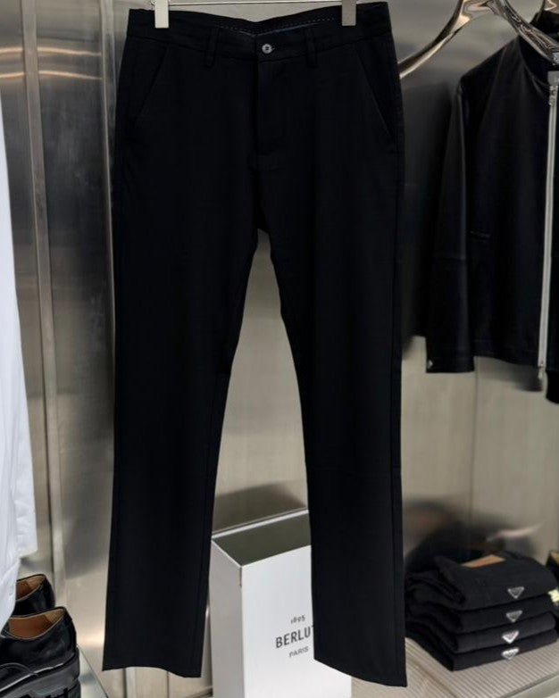 Zegna - Men’s City Five-Pocket Technical Cotton Trousers in Midnight Black