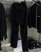 Antioch - Men’s Relaxed Fit Drawstring Trousers in Onyx Black