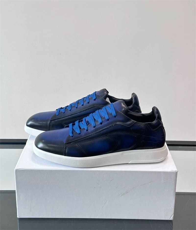 Berluti - Patina Sneaker - Navy Blue