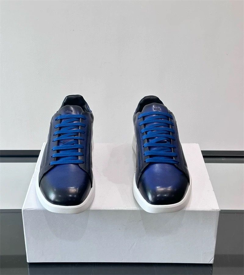 Berluti - Patina Sneaker - Navy Blue