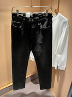 Moncler - Premium Slim Fit Jeans in Deep Black Wash