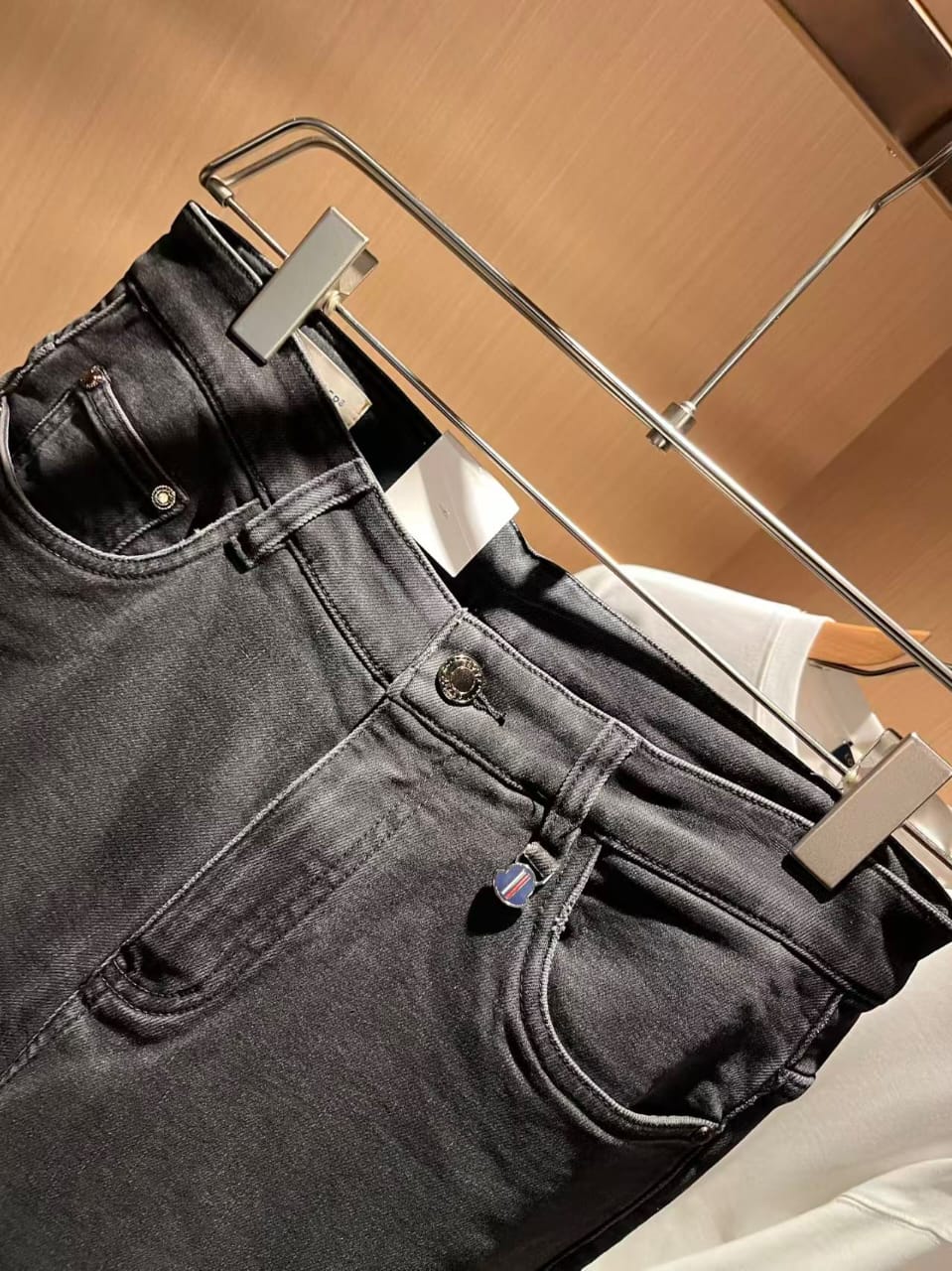 Moncler - Premium Slim Fit Jeans in Deep Black Wash
