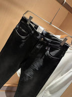 Moncler - Premium Slim Fit Jeans in Deep Black Wash
