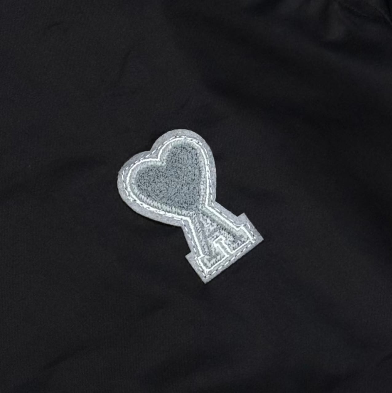 AMI Paris - Ami de Cœur Black Long Sleeve Shirt