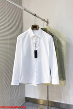 Versace - Men's White Collar Button-Down Shirt
