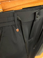 Tom Ford - Black Technical Hybrid Drawstring Track Pants