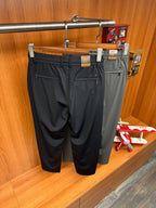 Tom Ford - Black Technical Hybrid Drawstring Track Pants