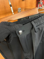 Tom Ford - Black Technical Hybrid Drawstring Track Pants