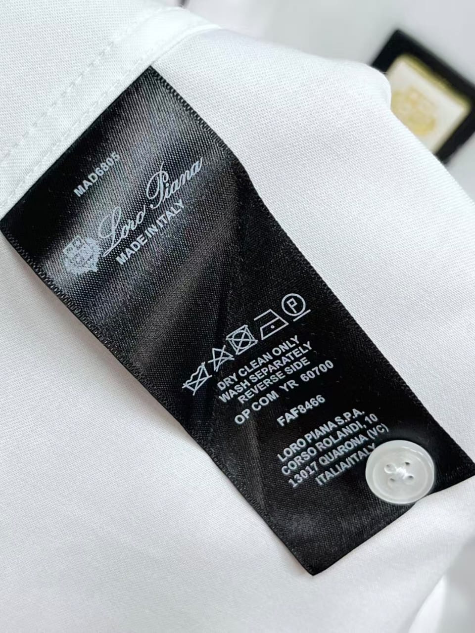 Loro Piana - Premium Cotton White Shirt