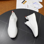 Bally - White Slip-On Knit Sneaker