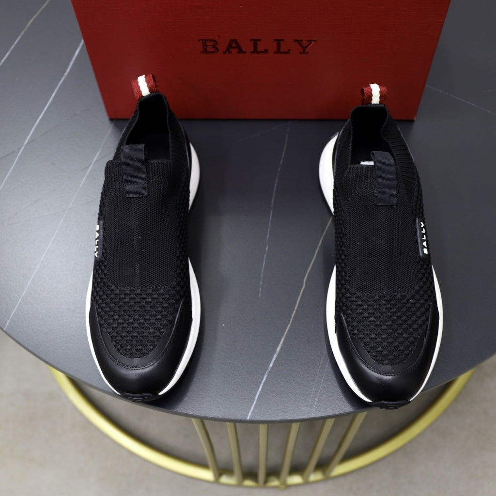 Bally - Black Slip-On Sneakers