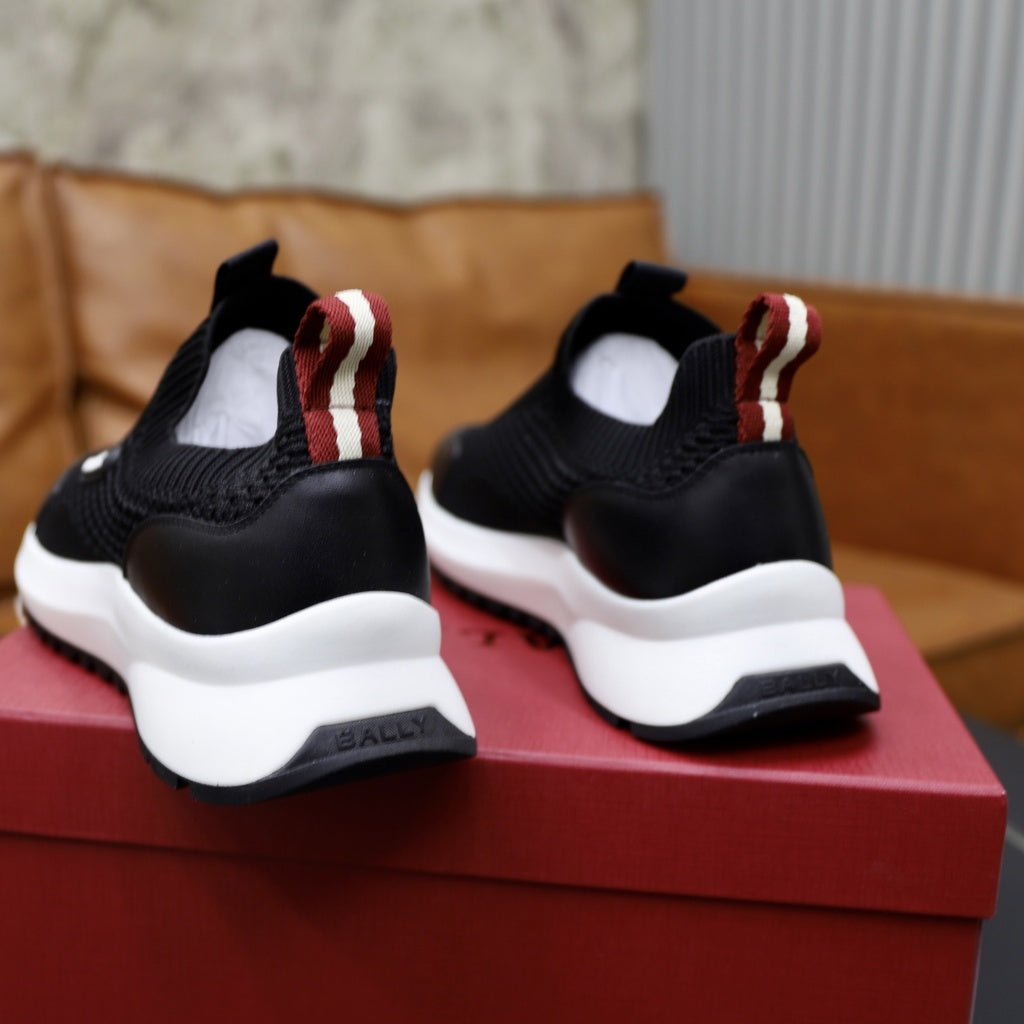 Bally - Black Slip-On Sneakers