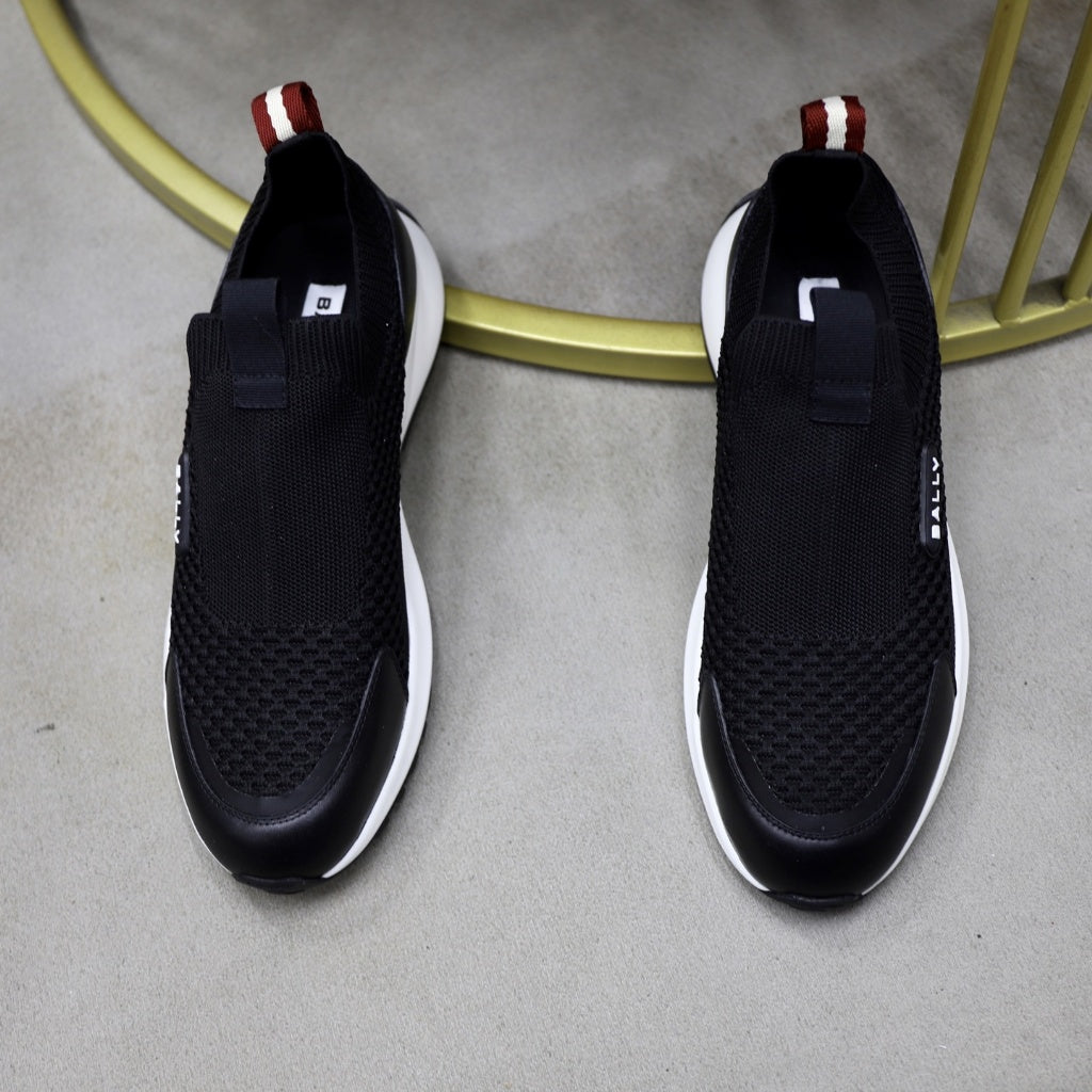 Bally - Black Slip-On Sneakers