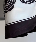 GIVENCHY - Monochrome Rose Print Contrast Panel T-Shirt