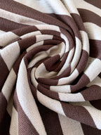 LORO PIANA - Striped Silk and Cotton Knit Polo Shirt
