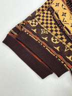 LOUIS VUITTON - Monogram Damier 3D Textured Knit Polo