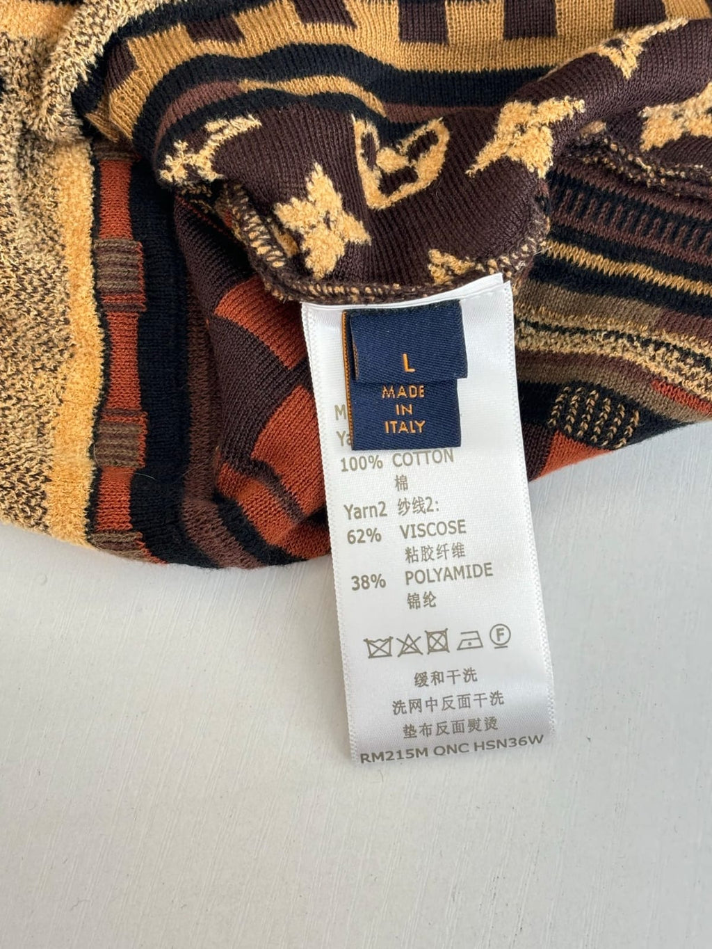 LOUIS VUITTON - Monogram Damier 3D Textured Knit Polo