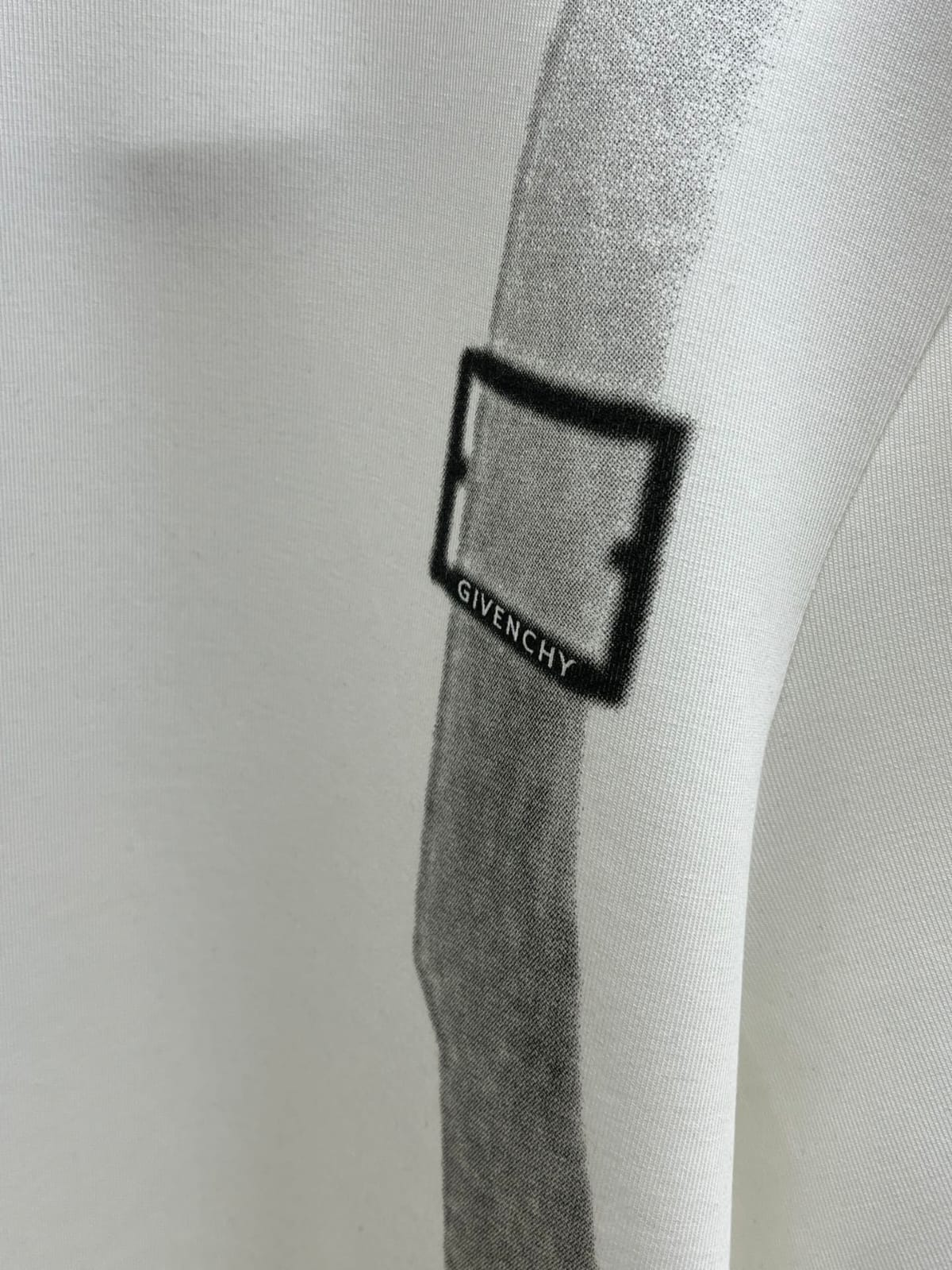 GIVENCHY - Trompe-L'œil Harness Graphic T-Shirt in Optic White